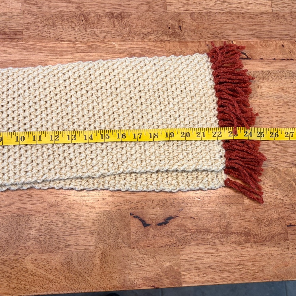 Hand Knit Scarf - Picture 3 of 3
